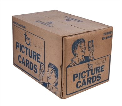 1987 Topps Baseball Factory Sealed Vending Case (24 Boxes)